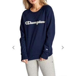 NWT Navy CHAMPION Crewneck Sweater size medium